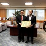 環境大臣より感謝状をいただきました